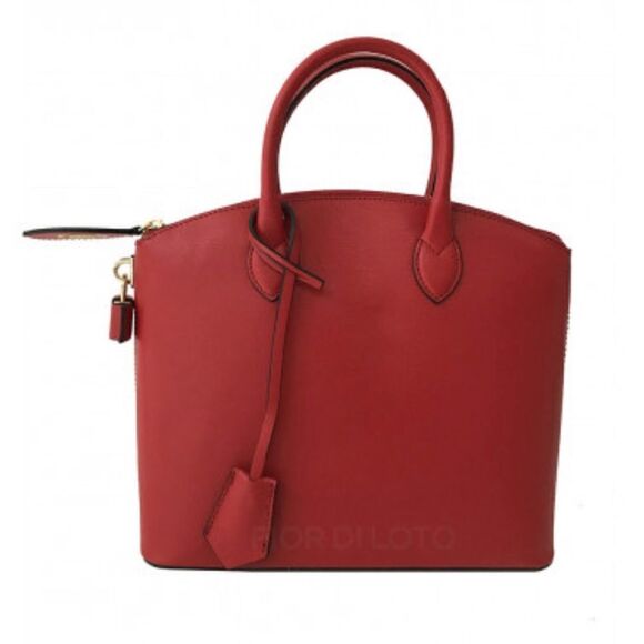 Tuscany Leather Hand Stained Vegetable Tanned Leather Red Crossbody/Hand Bag B69 main image 5